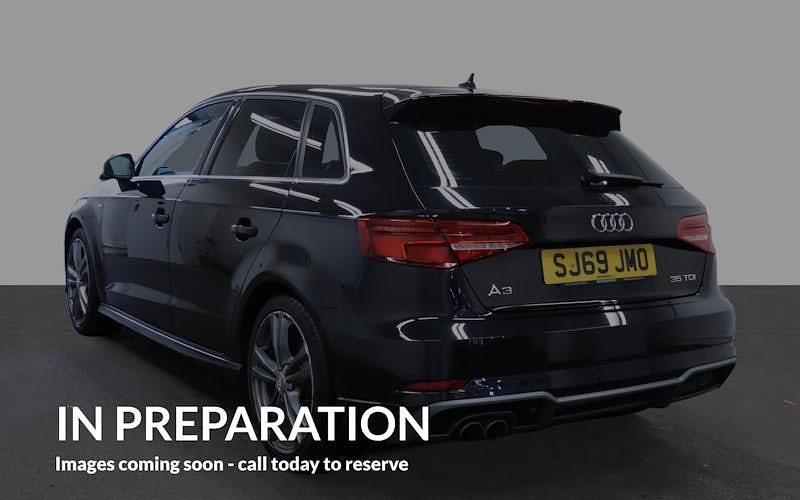 Used Audi A3 Sportback S-Line 150 HP (110 kW) 2019 Black Hatchback
