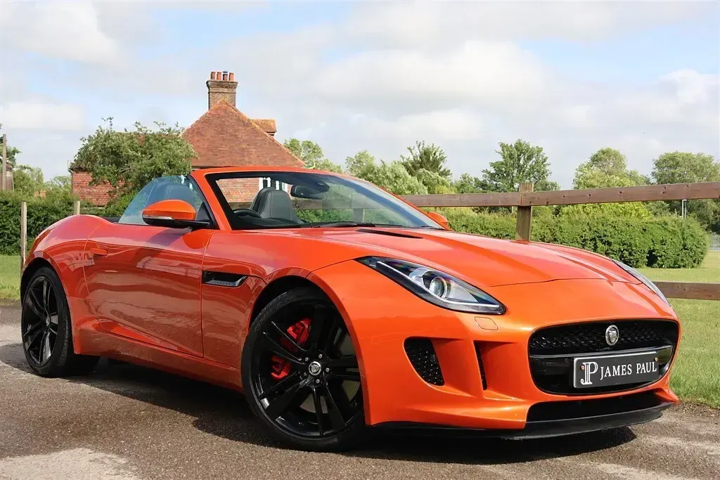 Used Jaguar F-Type Supercharged 2014 Orange Cabriolet