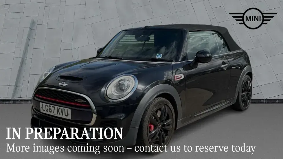 Used Mini John Cooper Works Cabriolet 228 HP (167 kW) 2017 Black Cabriolet