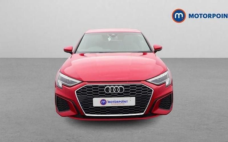 Used Audi A3 S-Line 116 HP (85 kW) 2021 Red Sedan