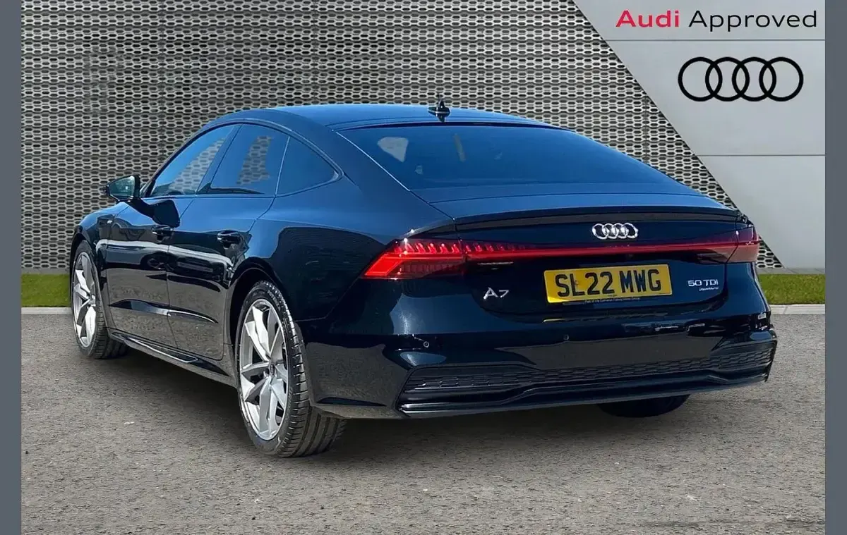 Used Audi A7 Black Edition 281 HP (206 kW) 2022 Black Sedan