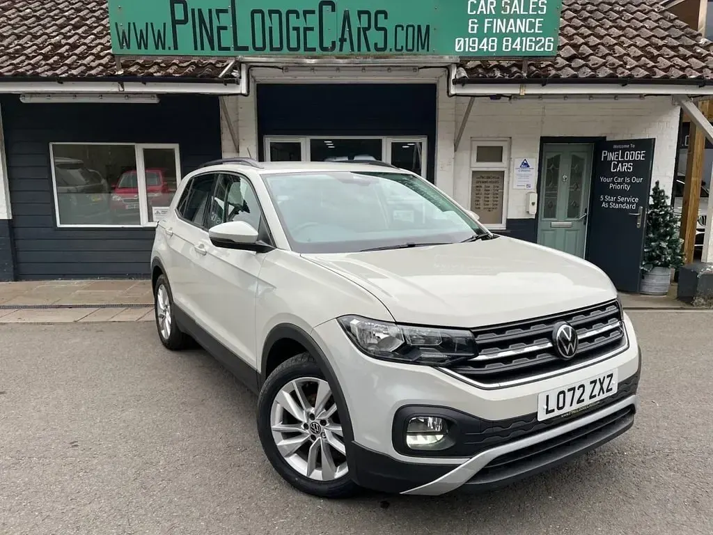 Usado VW T-Cross SE 95 HP (69 kW) 2022 Cinzento SUV