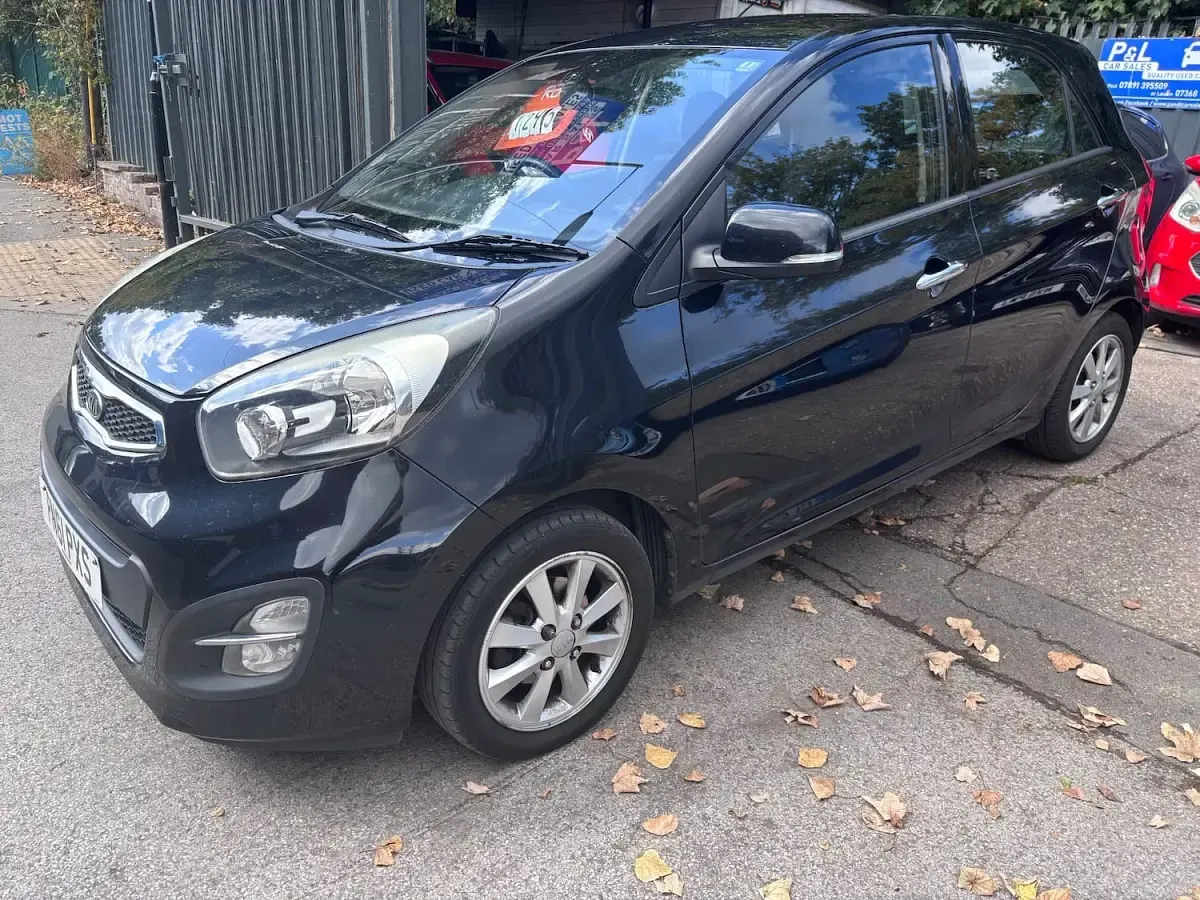 Used Kia Picanto 84 HP (61 kW) 2011 Black Hatchback