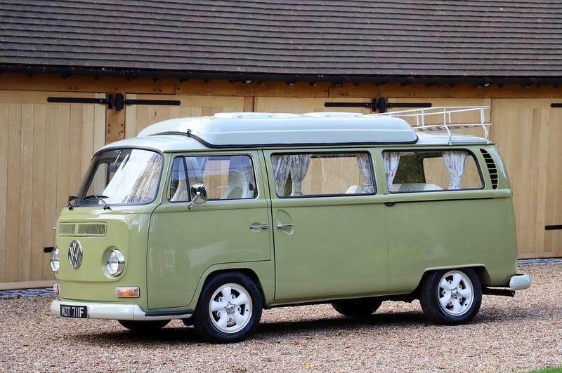 Used VW T2 50 HP (36 kW) 1968 Green Van