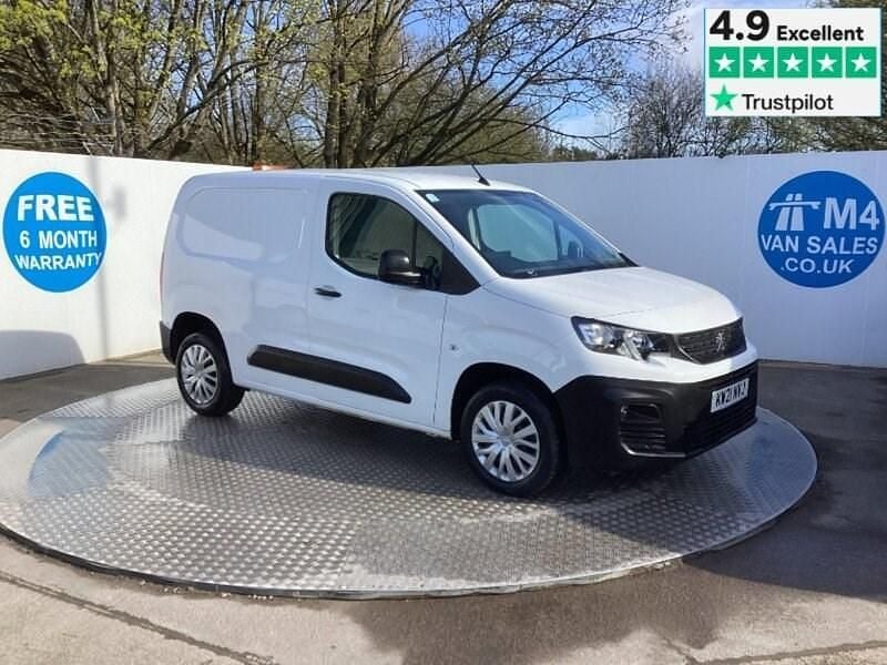 White Used 2021 Peugeot Partner Van | £7,995 (Super price) - Image 1/4