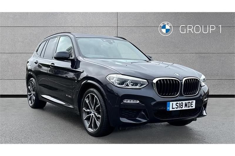 Carbon black Used 2018 BMW X3 M Sport SUV | £31,475 (Fair price) - Image 1/4