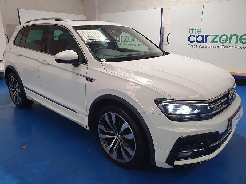 Used VW Tiguan R-line 150 HP (110 kW) 2019 White SUV