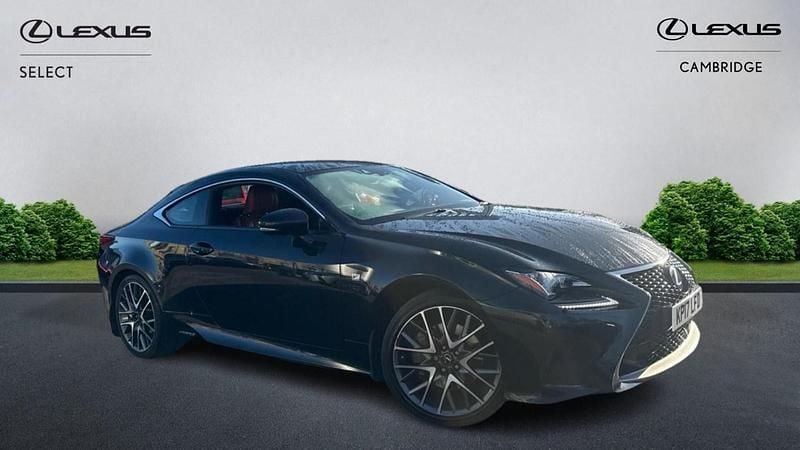 Black Used 2017 Lexus RC300h Sport Line Coupe | £17,379 (Fair price) - Image 1/4