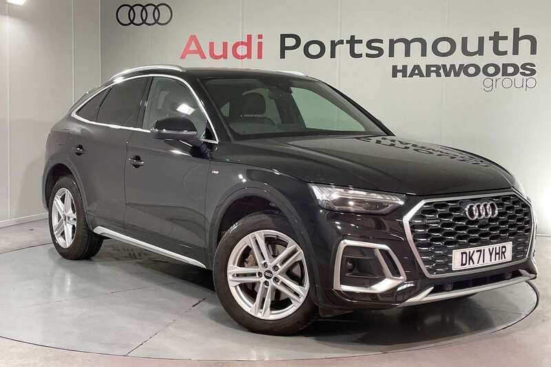 Black Used 2021 Audi Q5 S-Line SUV | £31,190 (A bit pricey) - Image 1/4