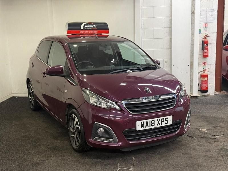 Used Peugeot 108 Allure 82 HP (60 kW) 2018 Mauve/purple Hatchback