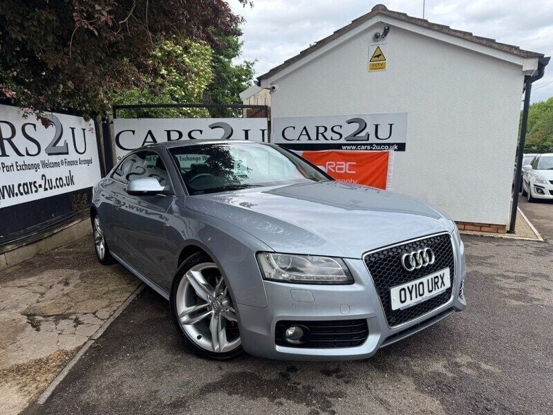 Silver Used 2010 Audi A5 S-Line Coupe | £4,895 (A bit pricey) - Image 1/4