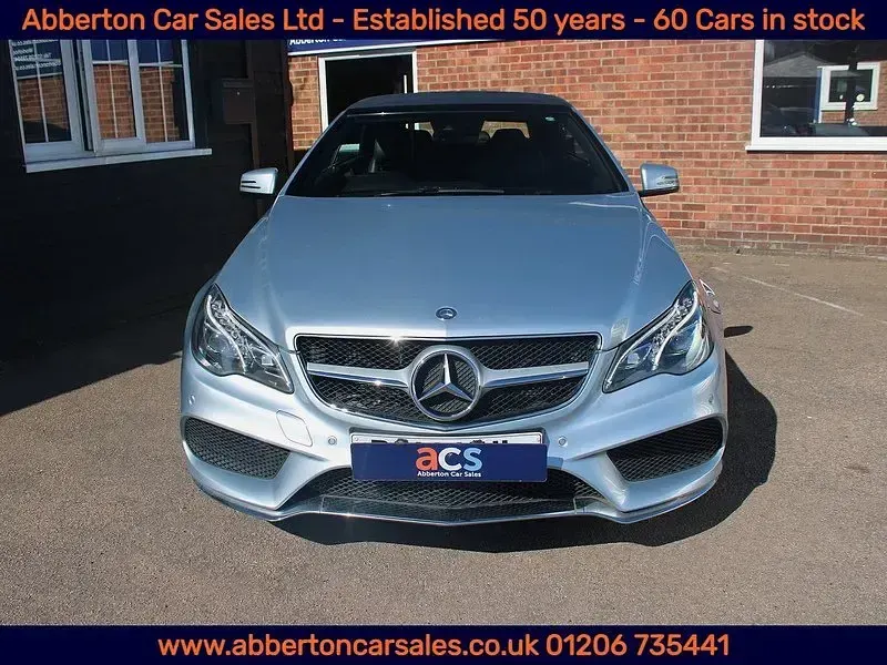 Used Mercedes E250 AMG 204 HP (150 kW) 2014 Silver Cabriolet
