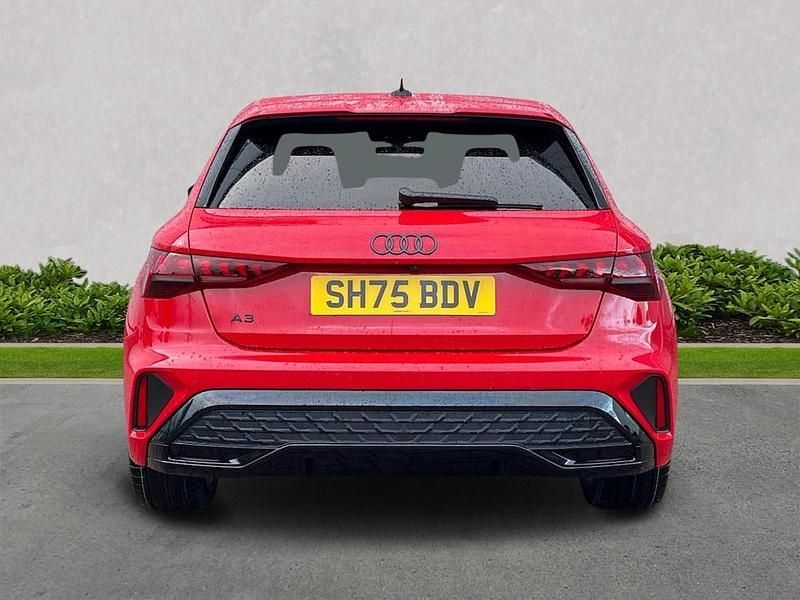 Used Audi A3 Black Edition 150 HP (110 kW) 2025 Red Hatchback