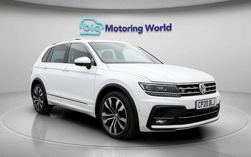 Used VW Tiguan R-line 150 HP (110 kW) 2020 White SUV