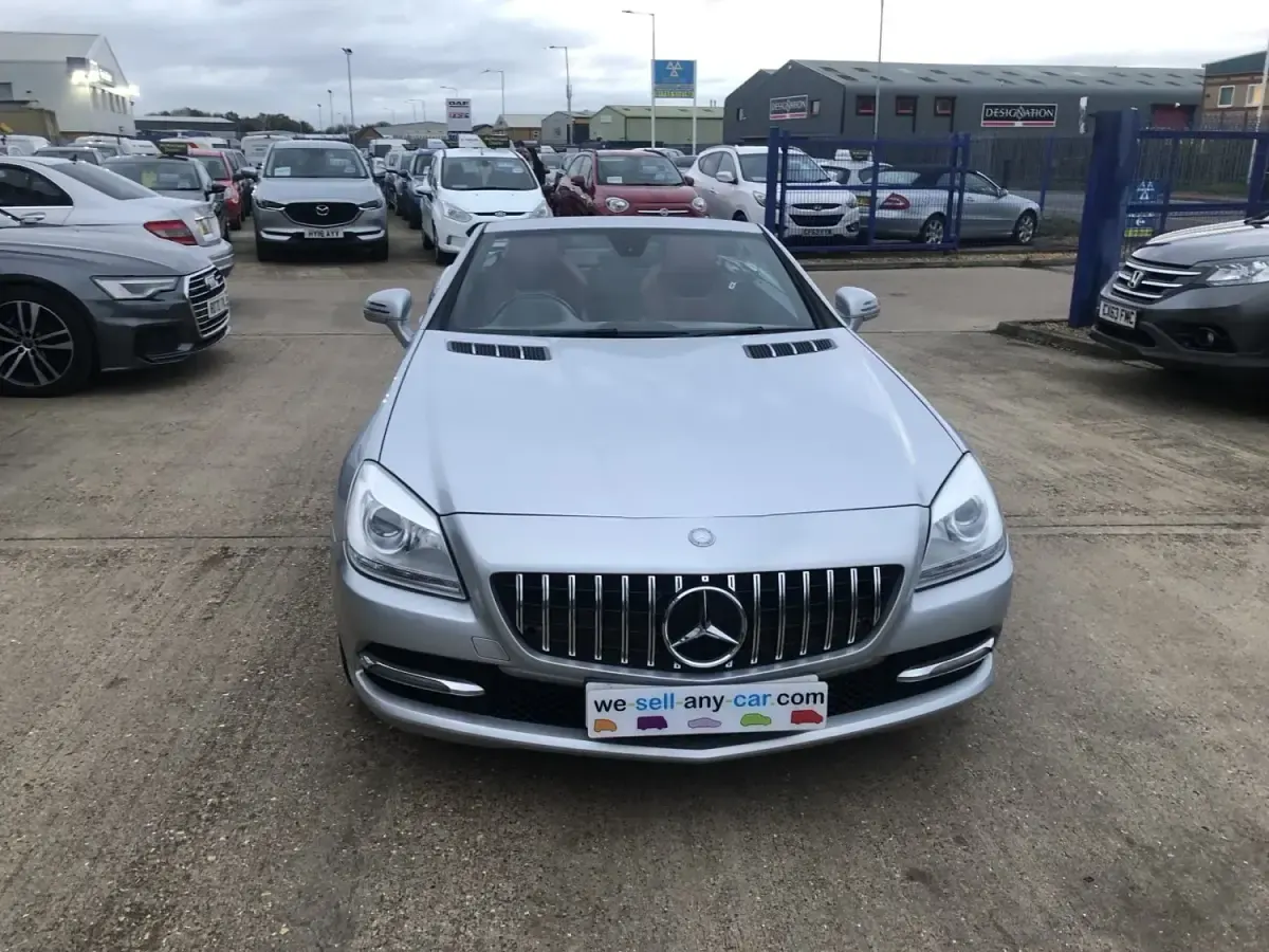 Begagnad Mercedes SLK250 204 HK (150 kW) 2012 Silver Cab