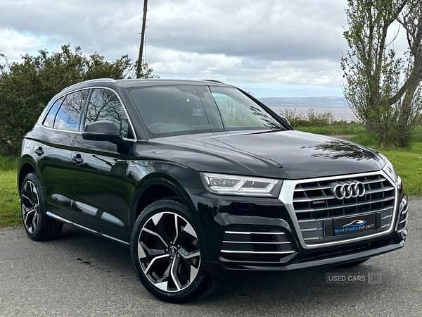 Black Used 2017 Audi Q5 S-Line SUV | £17,995 (Fair price) - Image 1/4