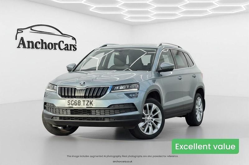 Used Skoda Karoq SE L 115 HP (84 kW) 2018 Grey SUV