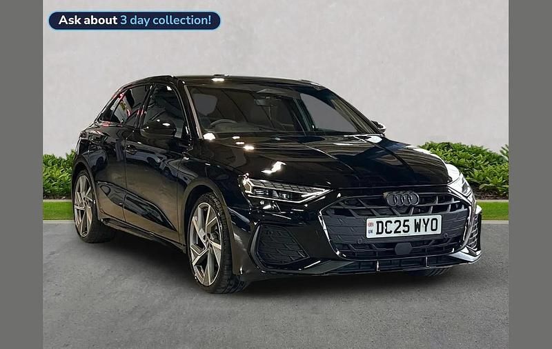 Used Audi A3 Black Edition 147 HP (108 kW) 2025 Black Hatchback