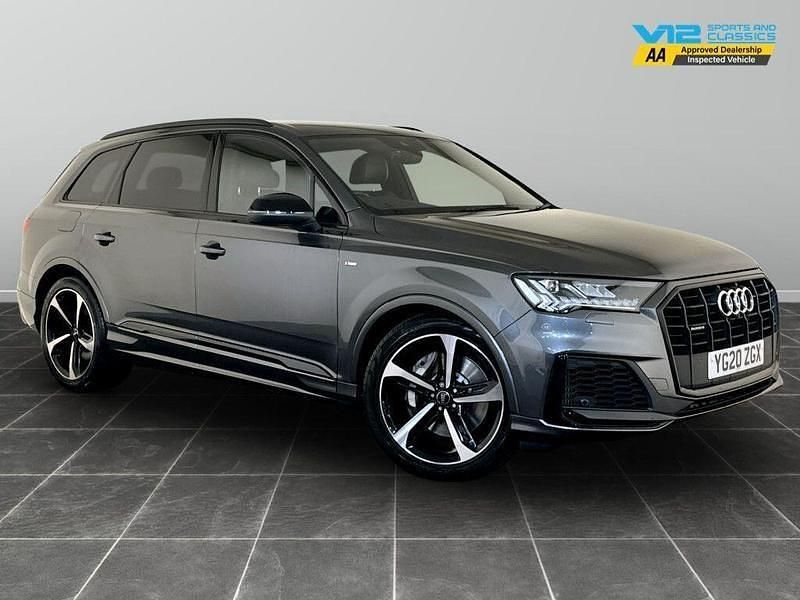 Grey Used 2020 Audi Q7 Black Edition SUV | £33,995 (Fair price) - Image 1/2