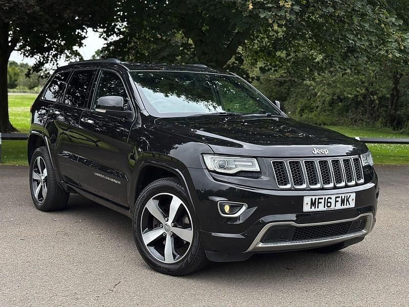 Black Used 2016 Jeep Grand Cherokee Overland SUV | £13,000 (Fair price) - Image 1/4
