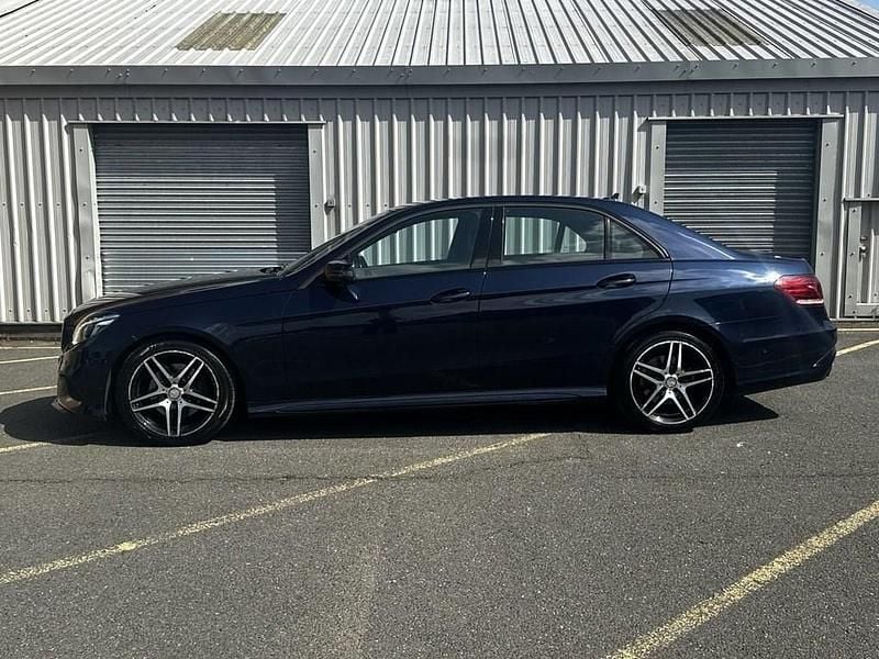 Used Mercedes E220 AMG 177 HP (130 kW) 2016 Blue Sedan