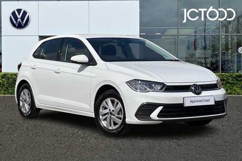 White Used 2021 VW Polo Life Hatchback | £15,755 (A bit pricey) - Image 1/4