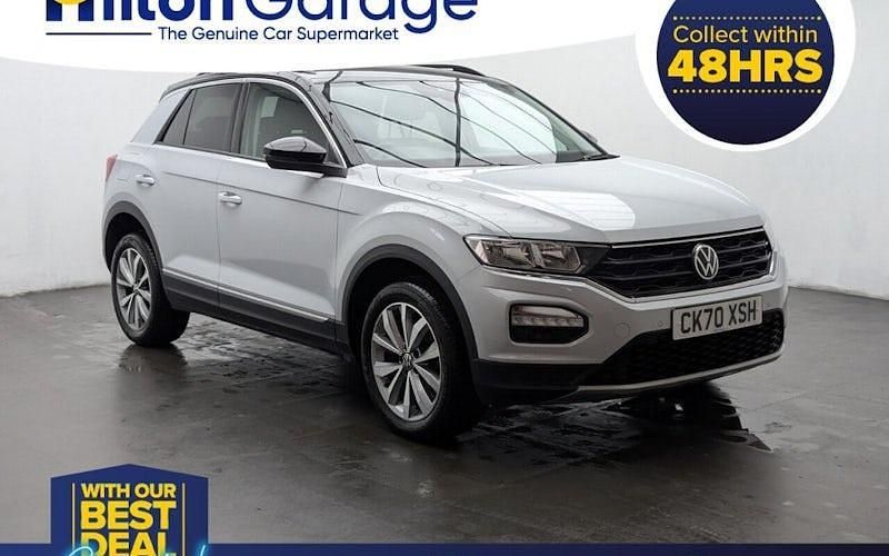 Used VW T-Roc Design 116 HP (85 kW) 2020 Silver SUV