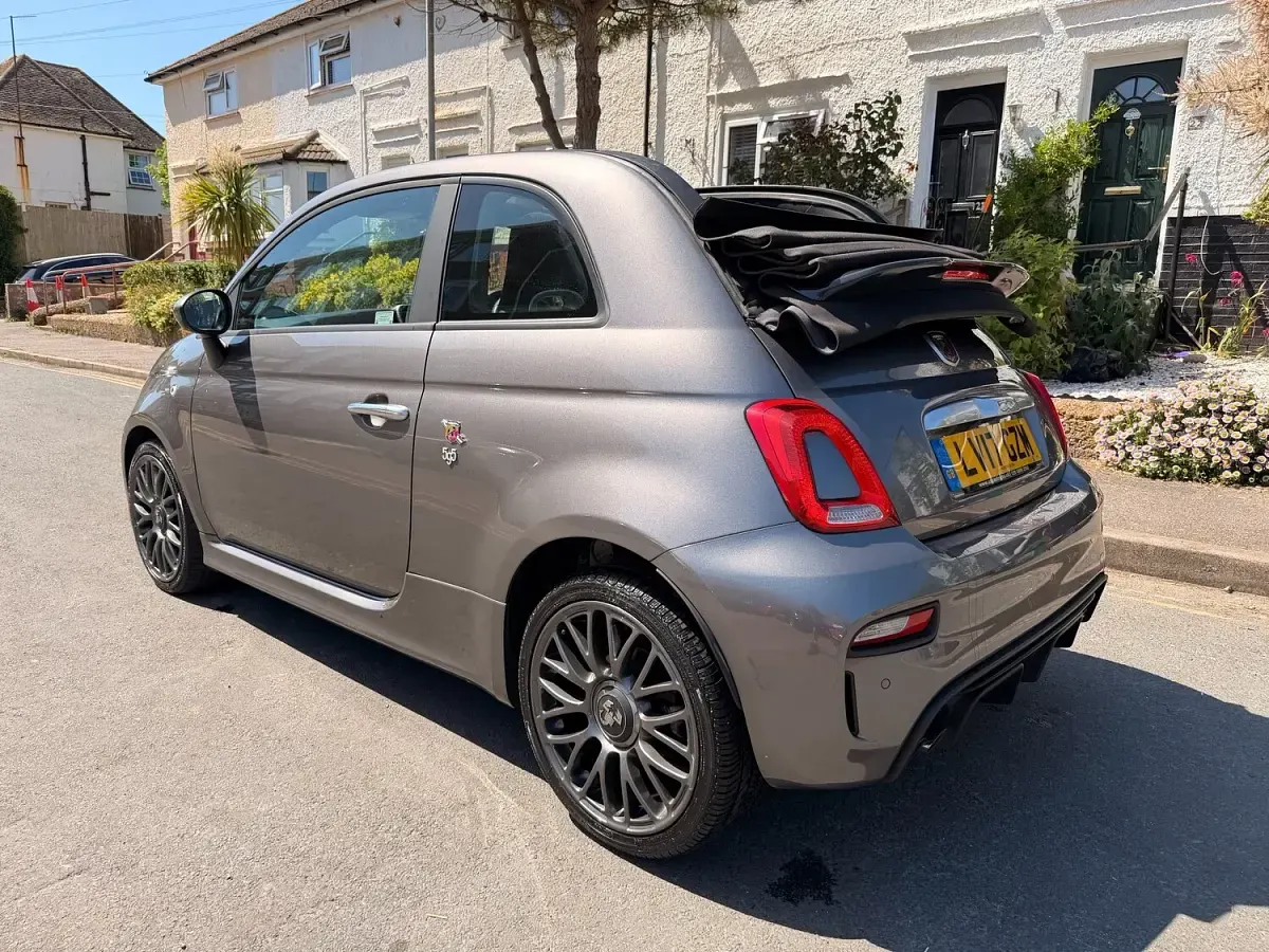 Used Abarth 595 145 HP (106 kW) 2017 Grey Cabriolet