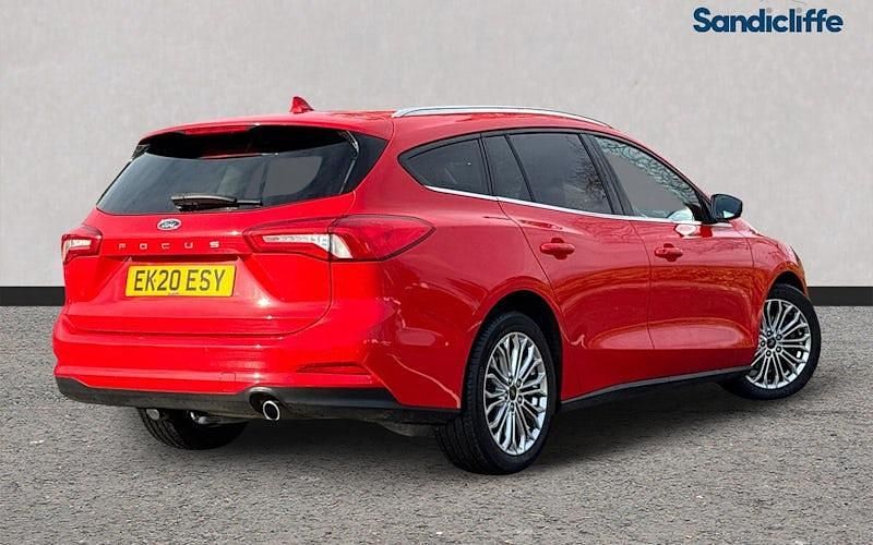 Used Ford Focus Titanium X 120 HP (88 kW) 2020 Race red (standard paint) Estate