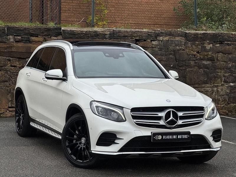 White Used 2016 Mercedes GLC220 AMG line Estate | £15,995 (Fair price) - Image 1/4