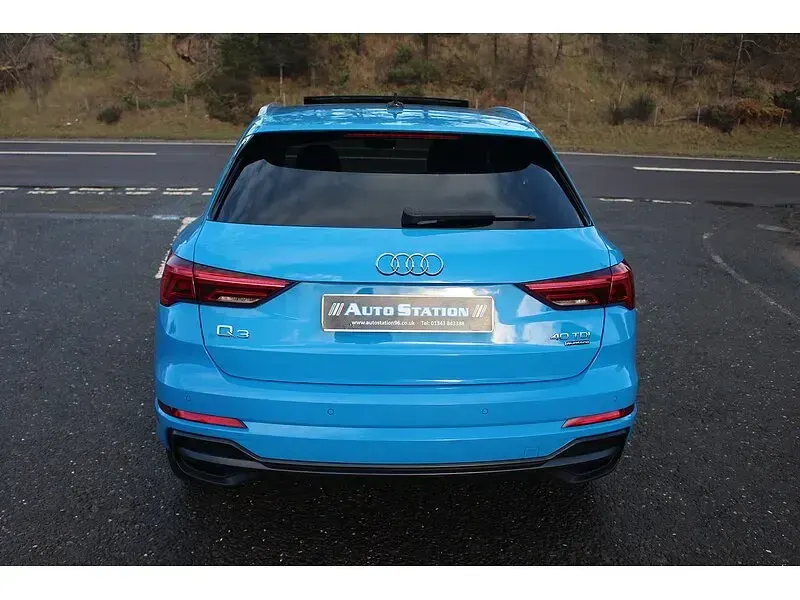 Used Audi Q3 S-Line 190 HP (139 kW) 2019 Blue SUV
