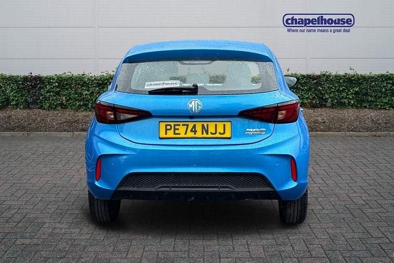 Usado MG MG3 2024 Azul Citadino