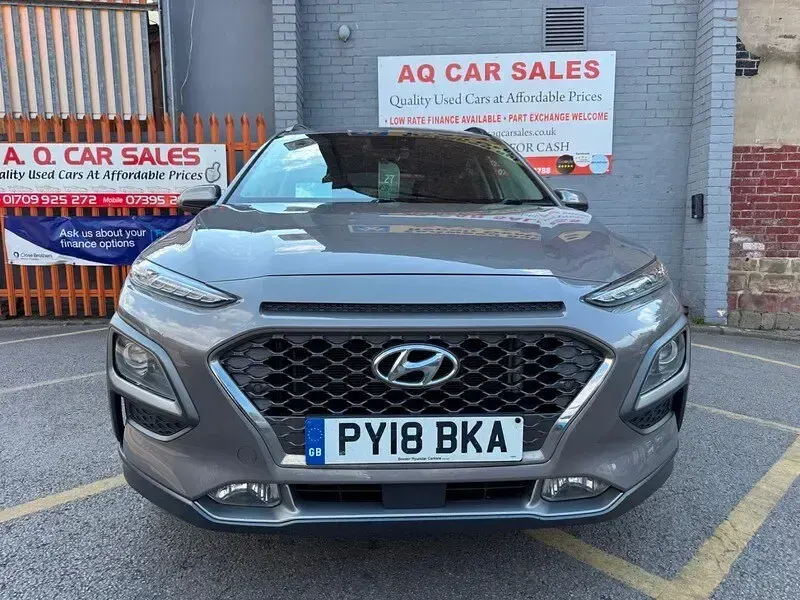 Used Hyundai Kona Premium 177 HP (130 kW) 2018 Grey SUV