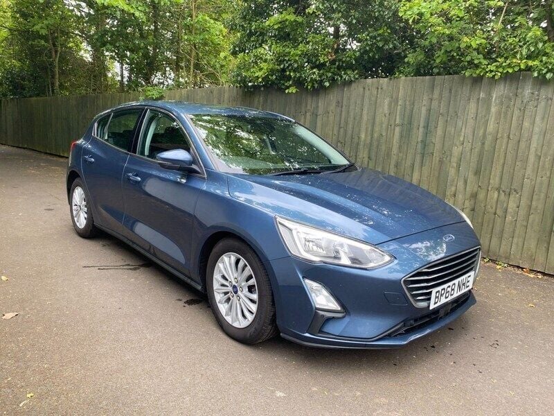Blue Used 2018 Ford Focus Titanium Hatchback | £6,750 (Fair price) - Image 1/4
