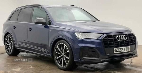 Used Audi Q7 Black Edition 286 HP (210 kW) 2022 Blue SUV