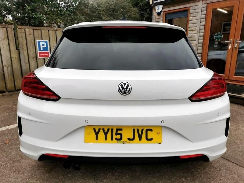 Used VW Scirocco R-line 150 HP (110 kW) 2015 White Coupe