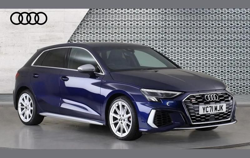 Blue Used 2022 Audi S3 Sportback Comfort Hatchback | £29,696 - Image 1/4