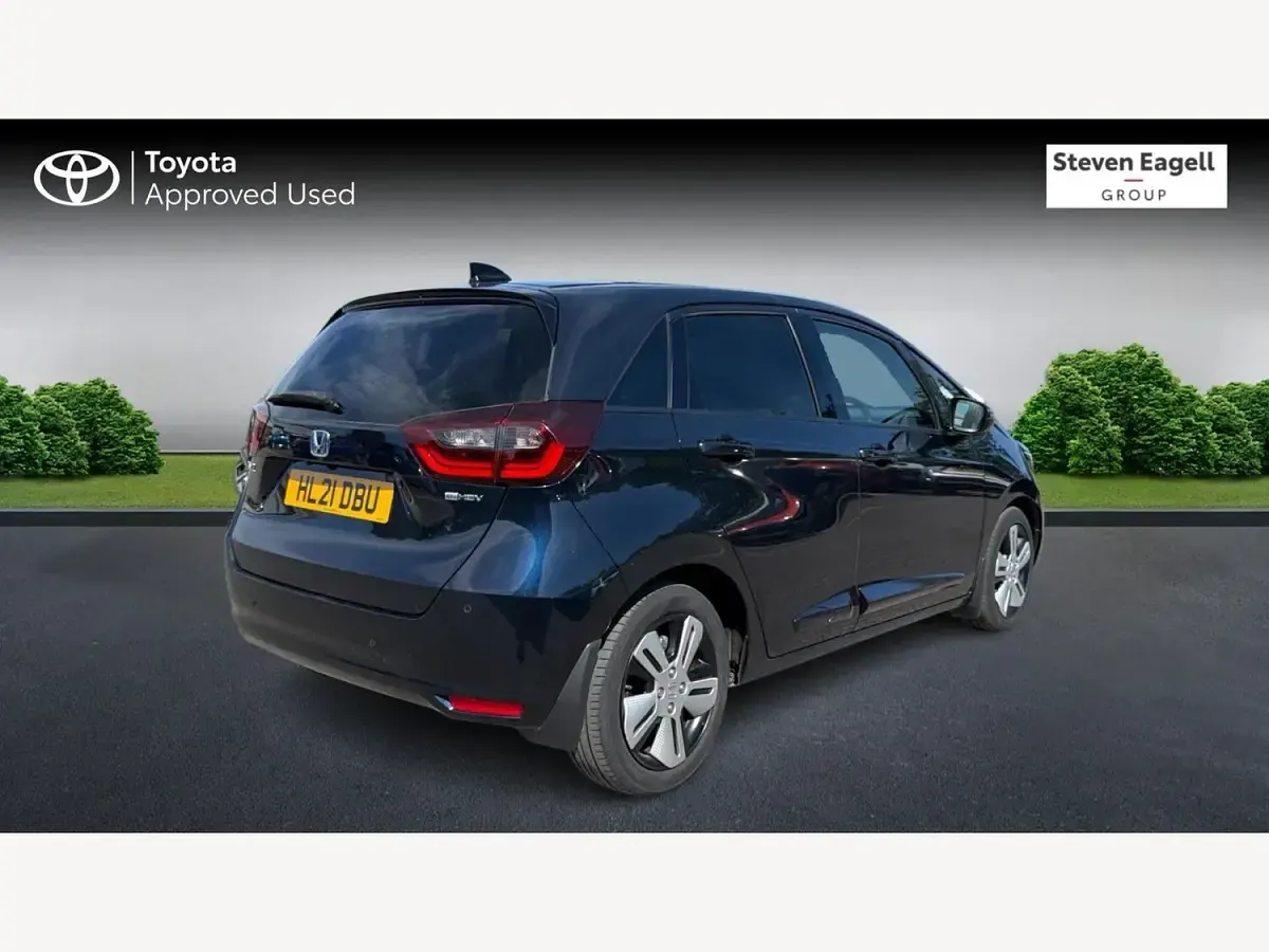 Used Honda Jazz Hybrid 109 HP (80 kW) 2021 Blue Hatchback