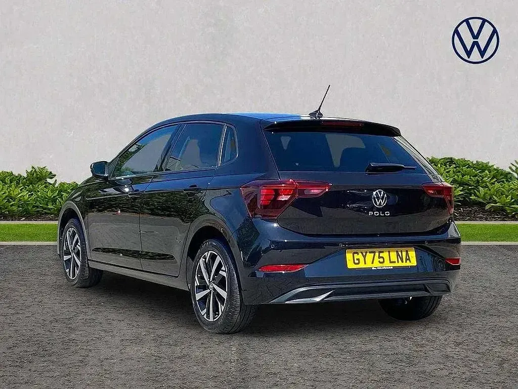 New VW Polo Match 95 HP (69 kW) 2025 Black Hatchback