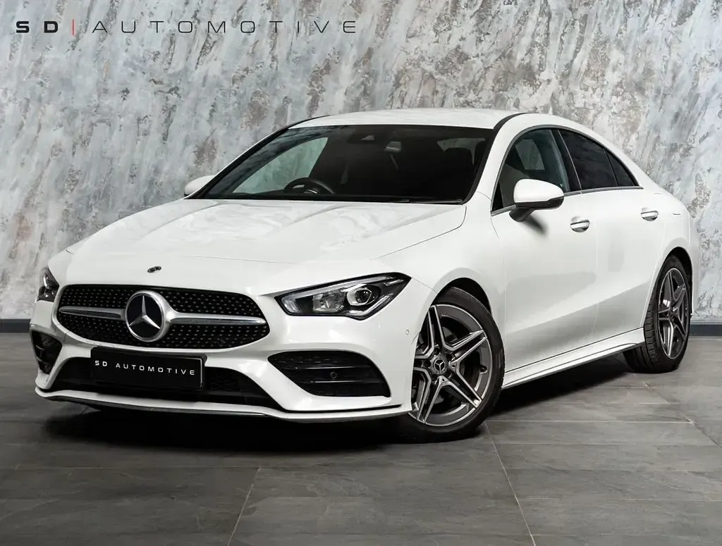 Used Mercedes CLA220 AMG Line Premium 190 HP (139 kW) 2022 White Coupe