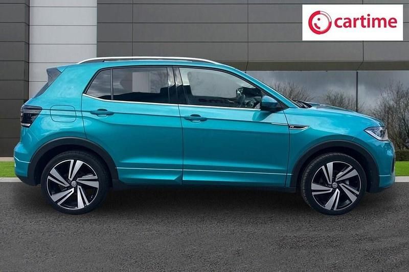Usado VW T-Cross R-line 150 HP (110 kW) 2020 Azul SUV