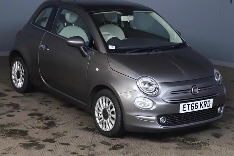 Used Fiat 500 Lounge 69 HP (50 kW) 2017 Grey Hatchback