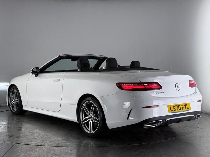 Used Mercedes E220 AMG Line Premium 194 HP (142 kW) 2020 White Cabriolet