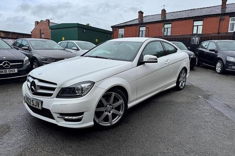 White Used 2013 Mercedes C220 AMG Coupe | £8,299 (Fair price) - Image 1/1