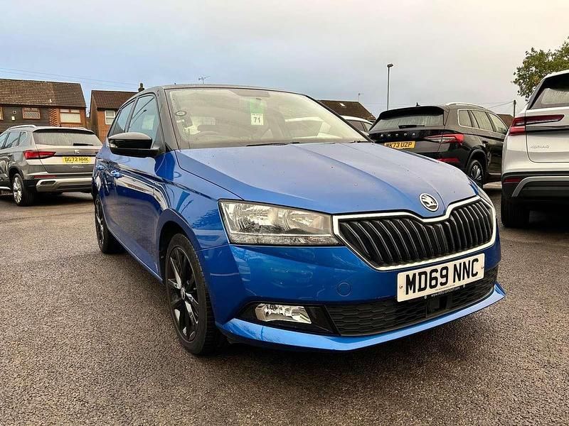 Race blue metallic black magic pearl effect Used 2020 Skoda Fabia Colour Edition Hatchback | £10,300 (Fair price) - Image 1/3