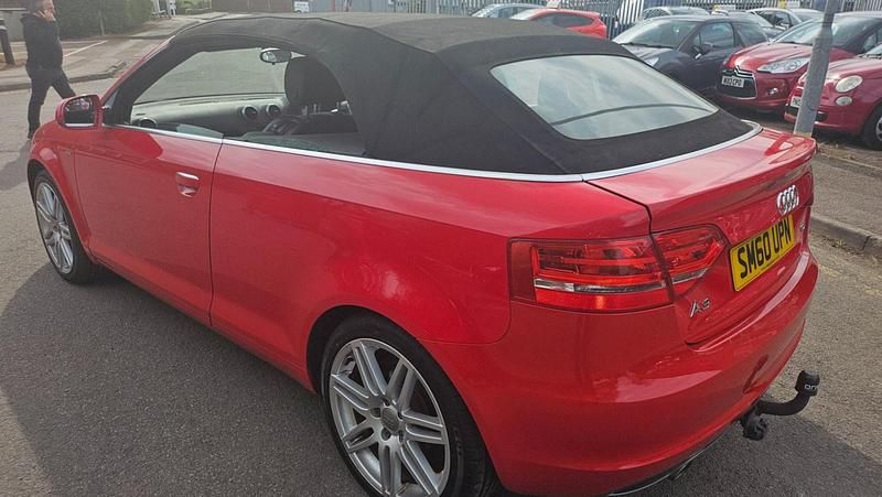 Used Audi A3 Cabriolet S-Line 105 HP (77 kW) 2011 Red Cabriolet