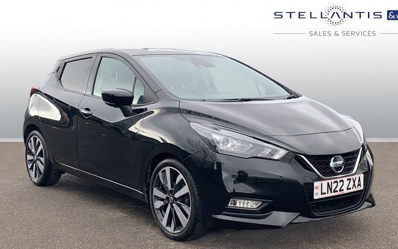 Used Nissan Micra Tekna 92 HP (67 kW) 2022 Black Hatchback