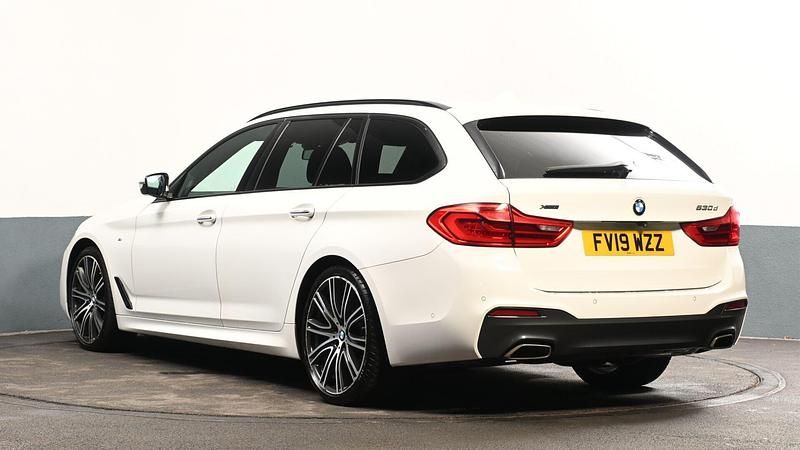 Used BMW 530 M Sport 261 HP (191 kW) 2019 White Estate