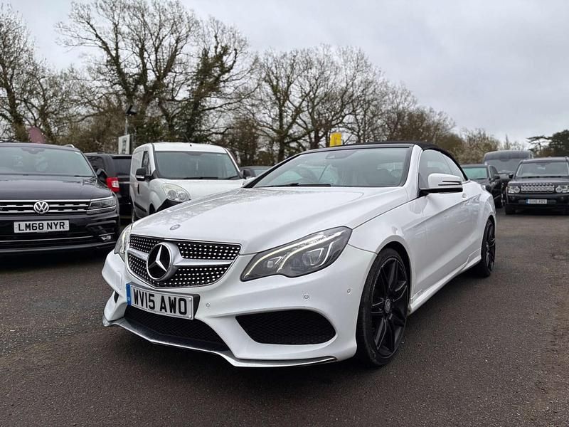Usado Mercedes E220 AMG line 2015 Branco Cabrios