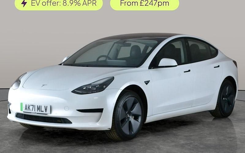 Used Tesla Model 3 Standard Range 208 kW (283 HP) 2021 White Sedan